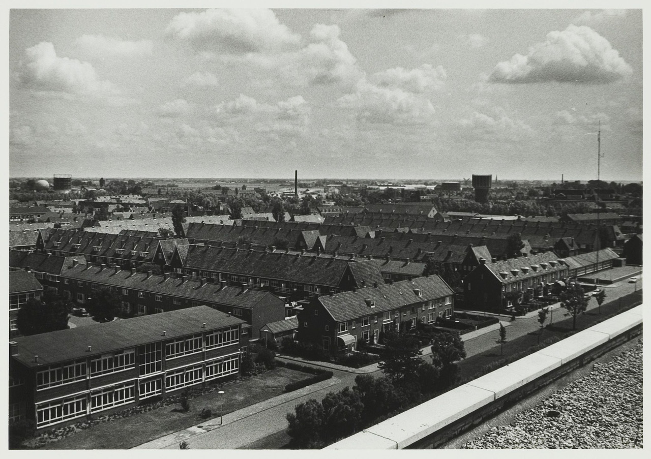 Foto van het Rembrandtkwartier in 1967